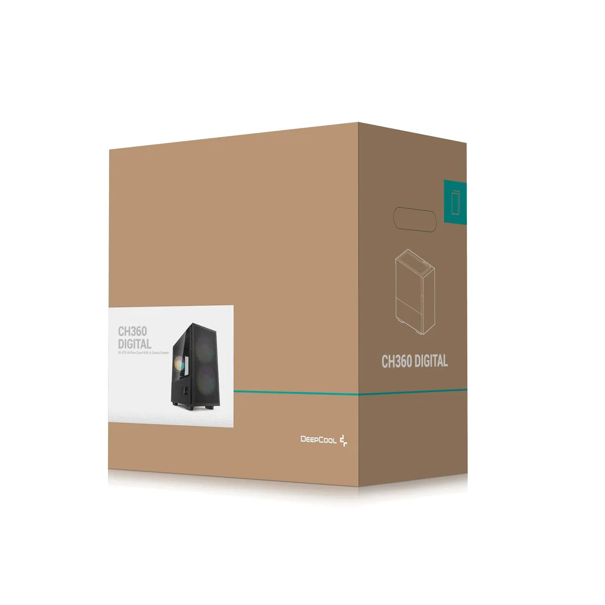 Корпус DeepCool CH360 Digital Black (R-CH360-BKAPE3D-G-1) без БЖ - мініатюра 15