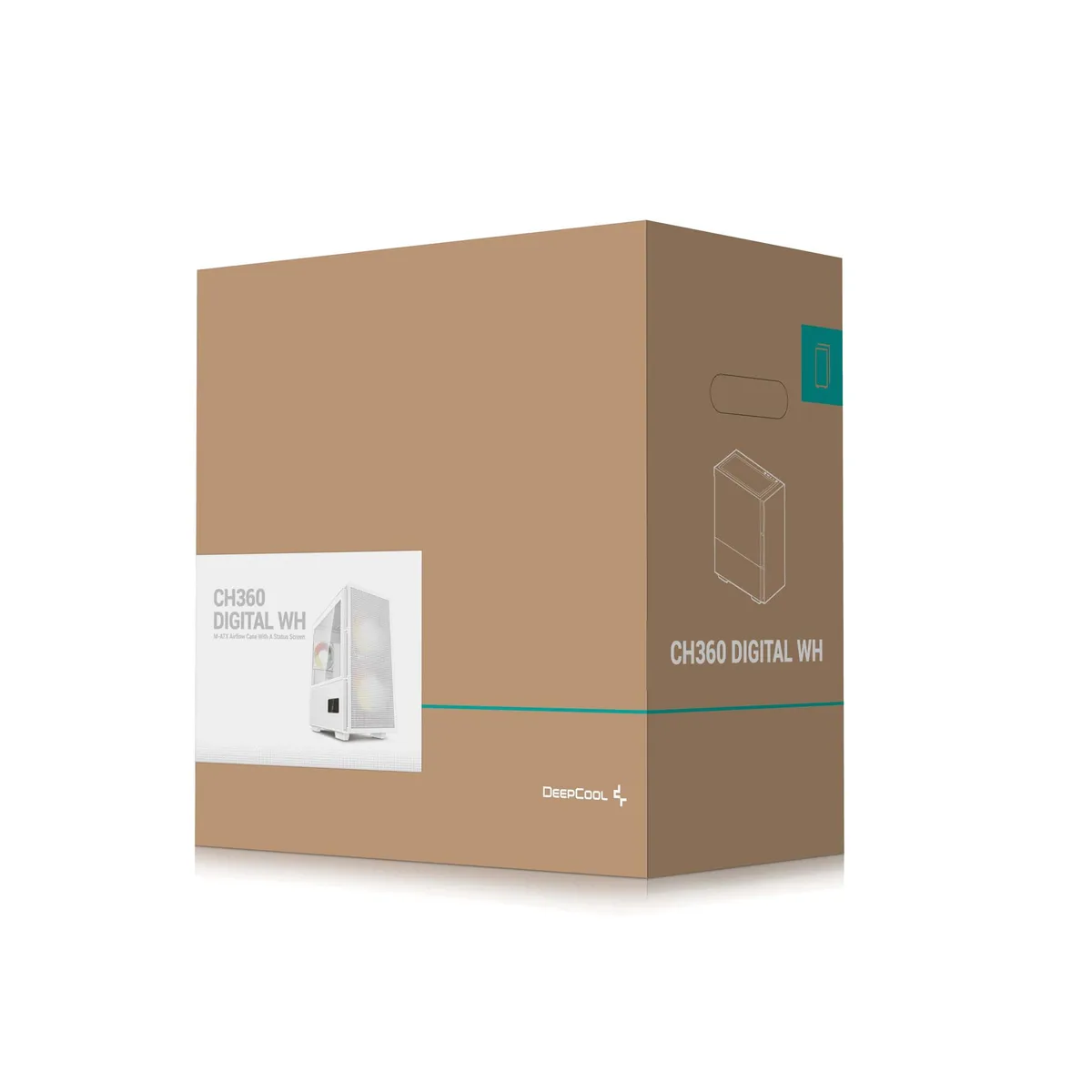 Корпус DeepCool CH360 Digital White (R-CH360-WHAPE3D-G-1) без БЖ - мініатюра 14