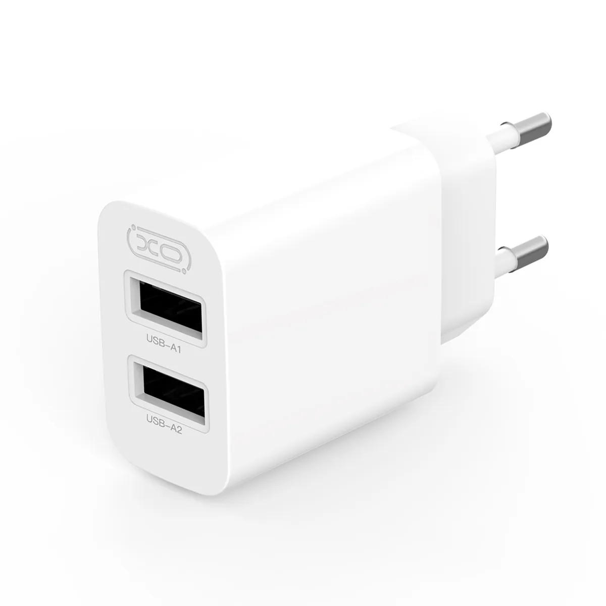Мережевий зарядний пристрій XO L109 (2USB, 2.4А) White (L109.white) - зображення 1
