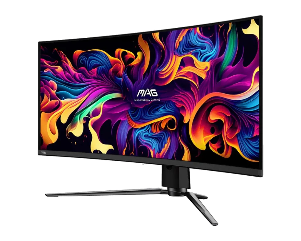 Монітор MSI 34" MAG 341CQP QD-OLED Black Curved 175Hz - мініатюра 3