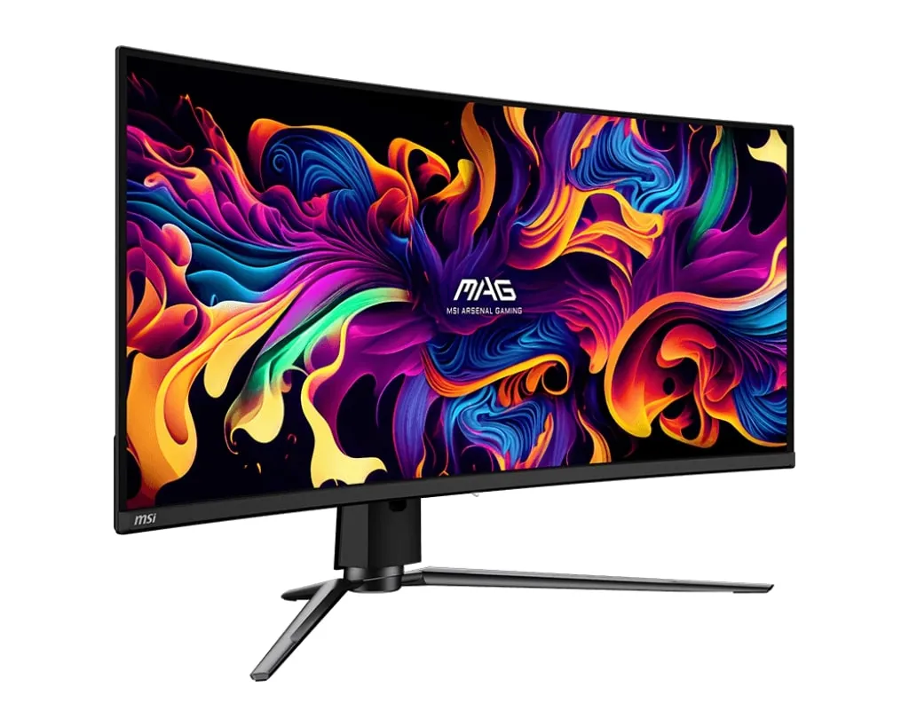 Монітор MSI 34" MAG 341CQP QD-OLED Black Curved 175Hz - мініатюра 4