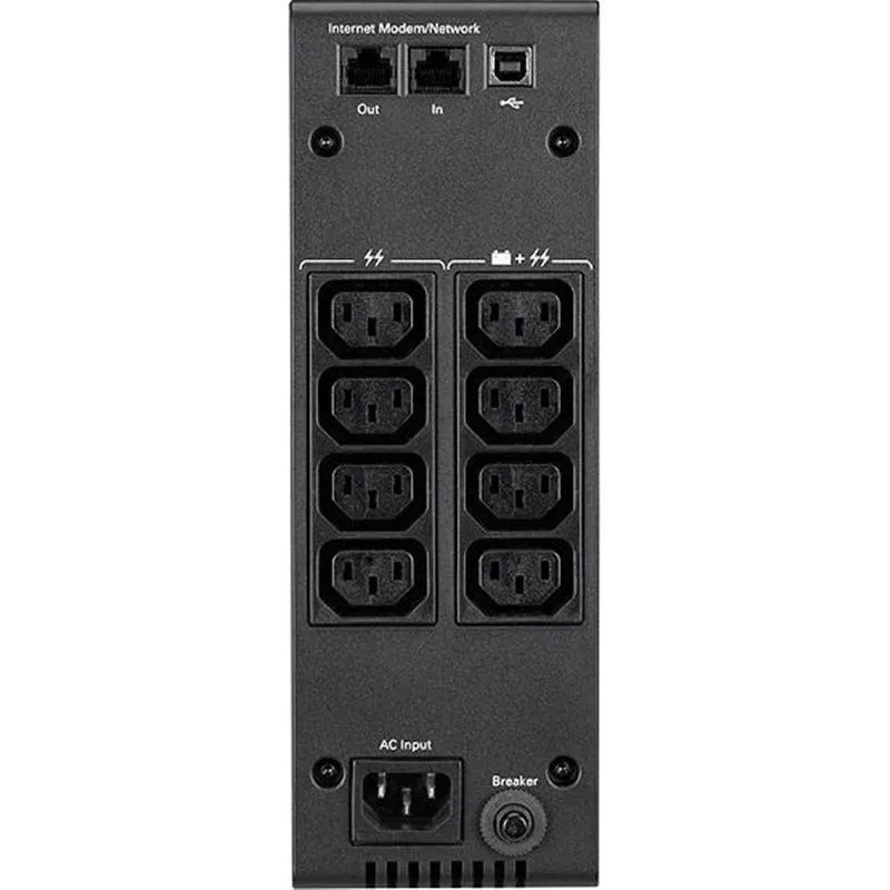 Джерело безперебійного живлення Eaton 5S 1000VA, Lin.int, 8хIEC, USB, RJ11, RJ45, метал (5S1000i)  - мініатюра 2