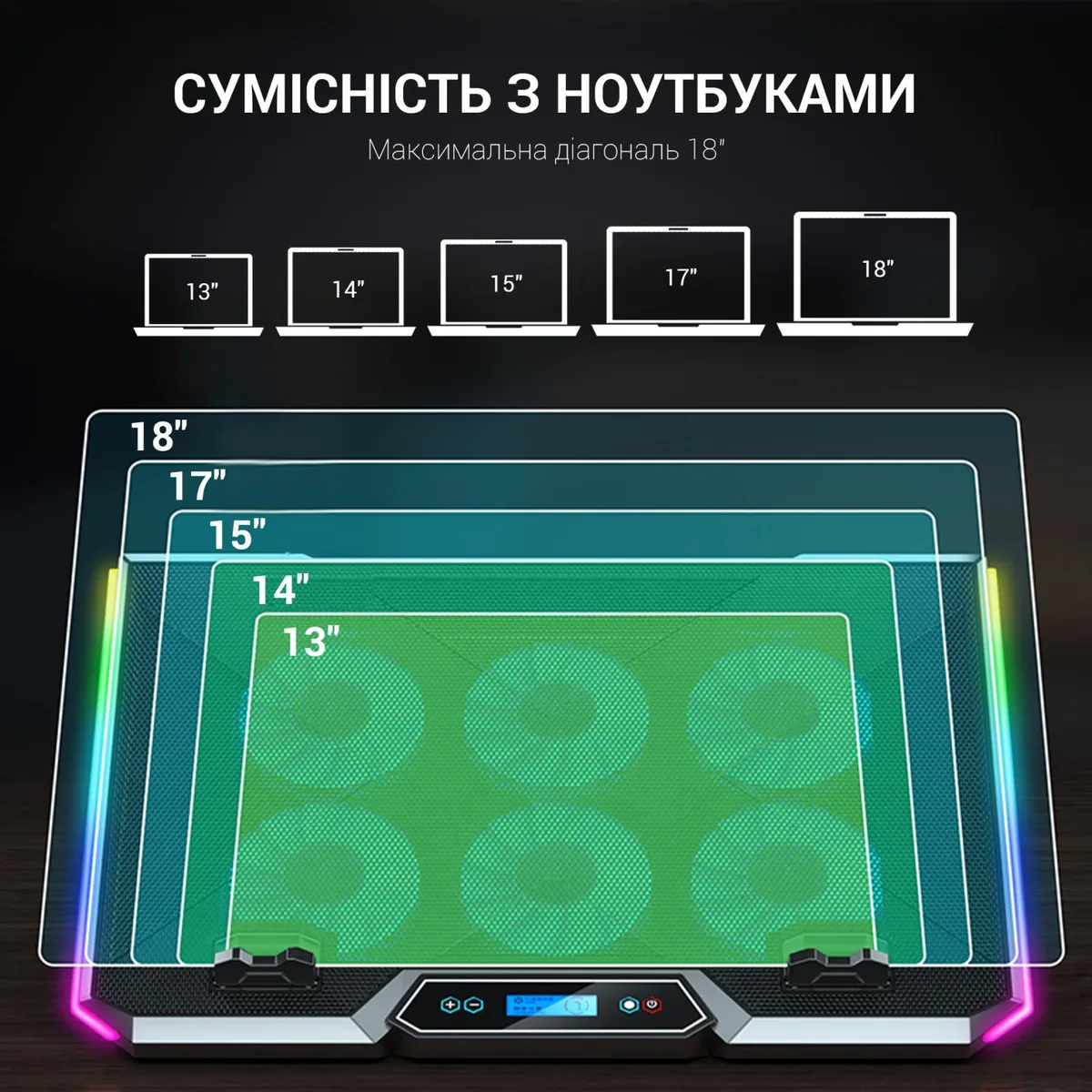 Підставка для ноутбука GamePro CP890 - мініатюра 8