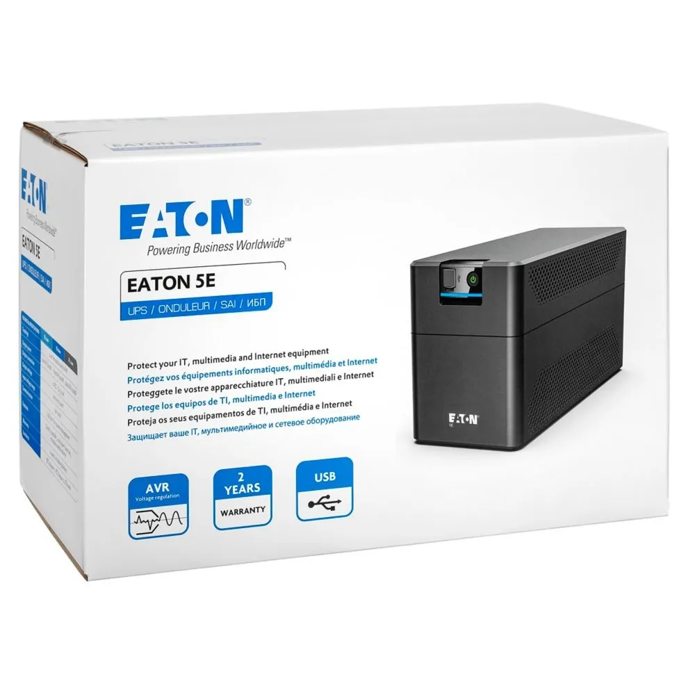 Джерело безперебійного живлення Eaton 5E G2, 1600VA/900W (5E1600UI) - мініатюра 4
