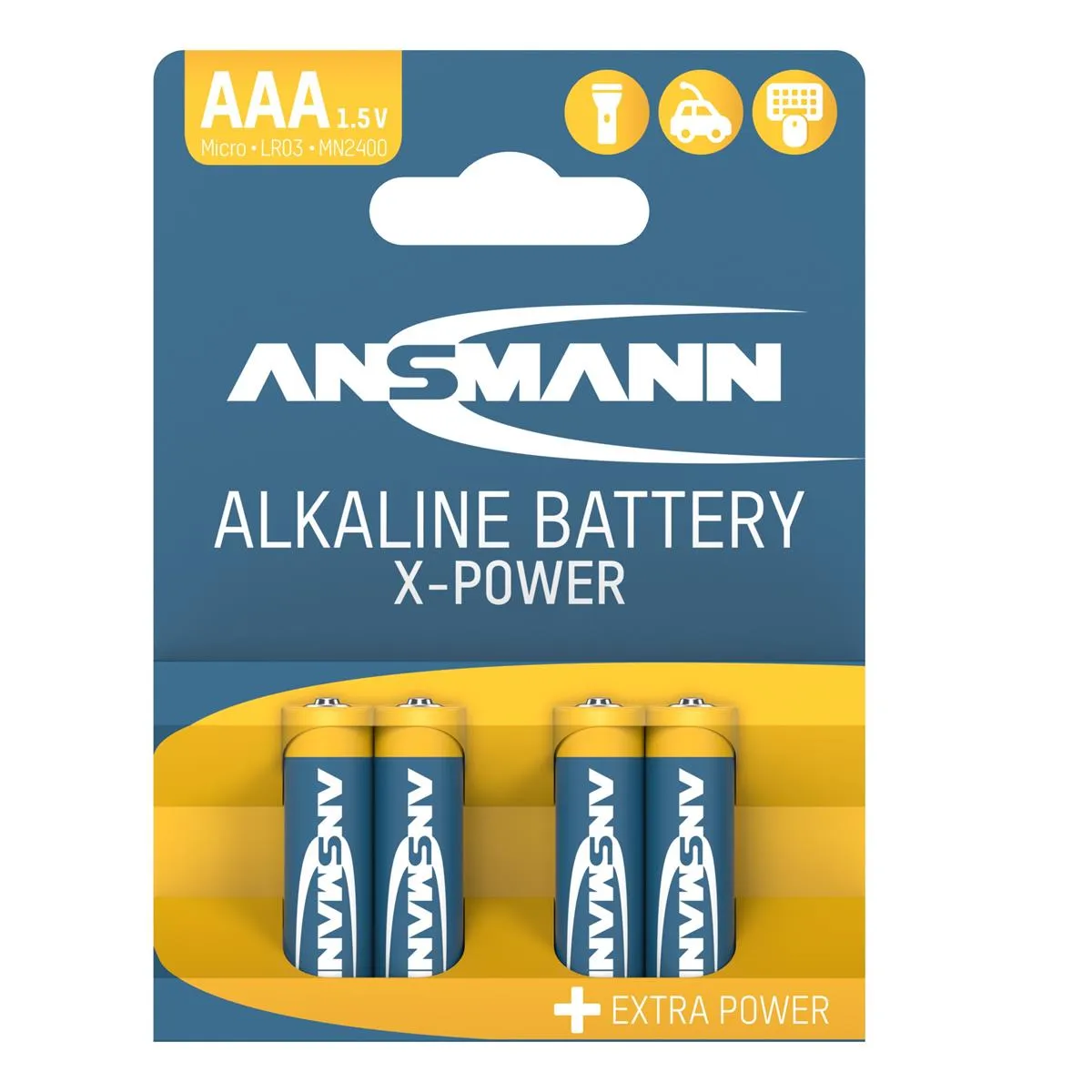 Батарейка Ansmann X-Power AAA/LR03 BL 4шт - зображення 1