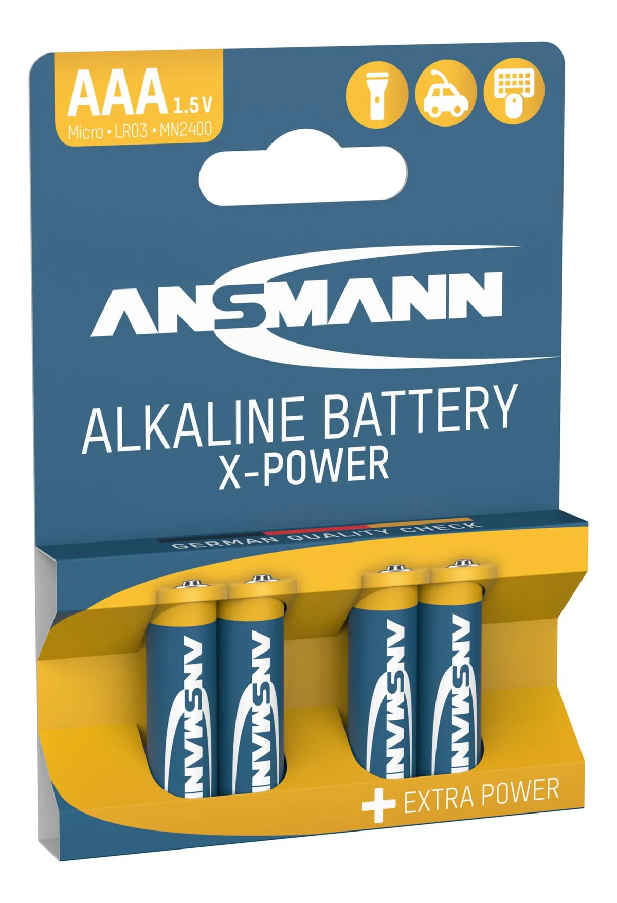 Батарейка Ansmann X-Power AAA/LR03 BL 4шт - мініатюра 10