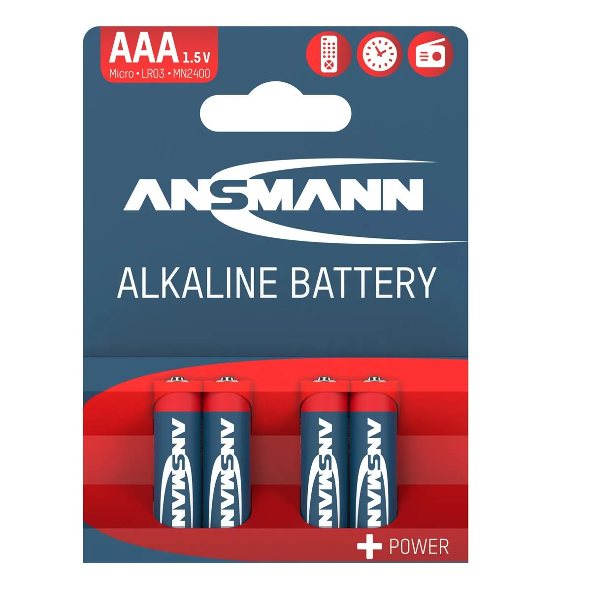 Батарейка Ansmann AAA/LR03 BL 4шт - зображення 1