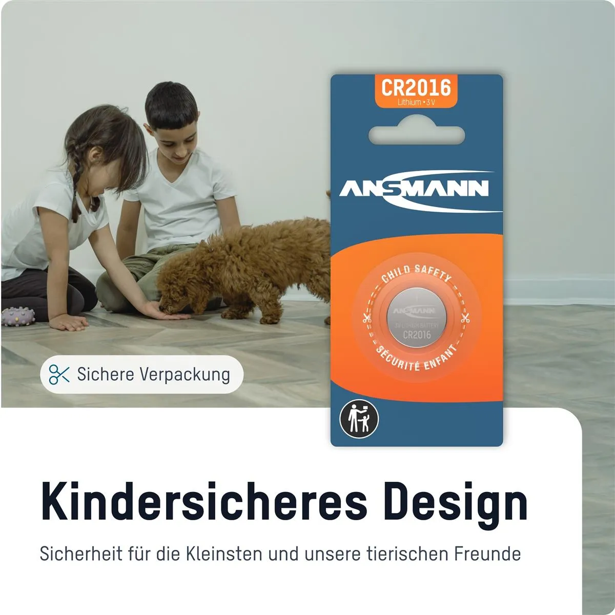 Батарейка Ansmann CR2016 BL 1шт - мініатюра 5