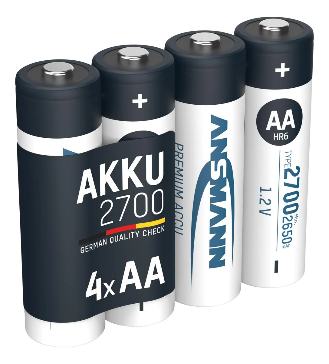 Акумулятори Ansmann AA/HR06 NI-MH 2700 mAh BL 4 шт - мініатюра 2