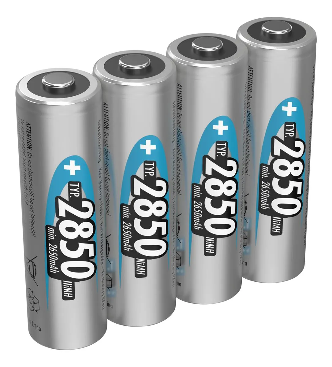 Акумулятори Ansmann AA/HR06 NI-MH 2850 mAh BL 4 шт - мініатюра 2