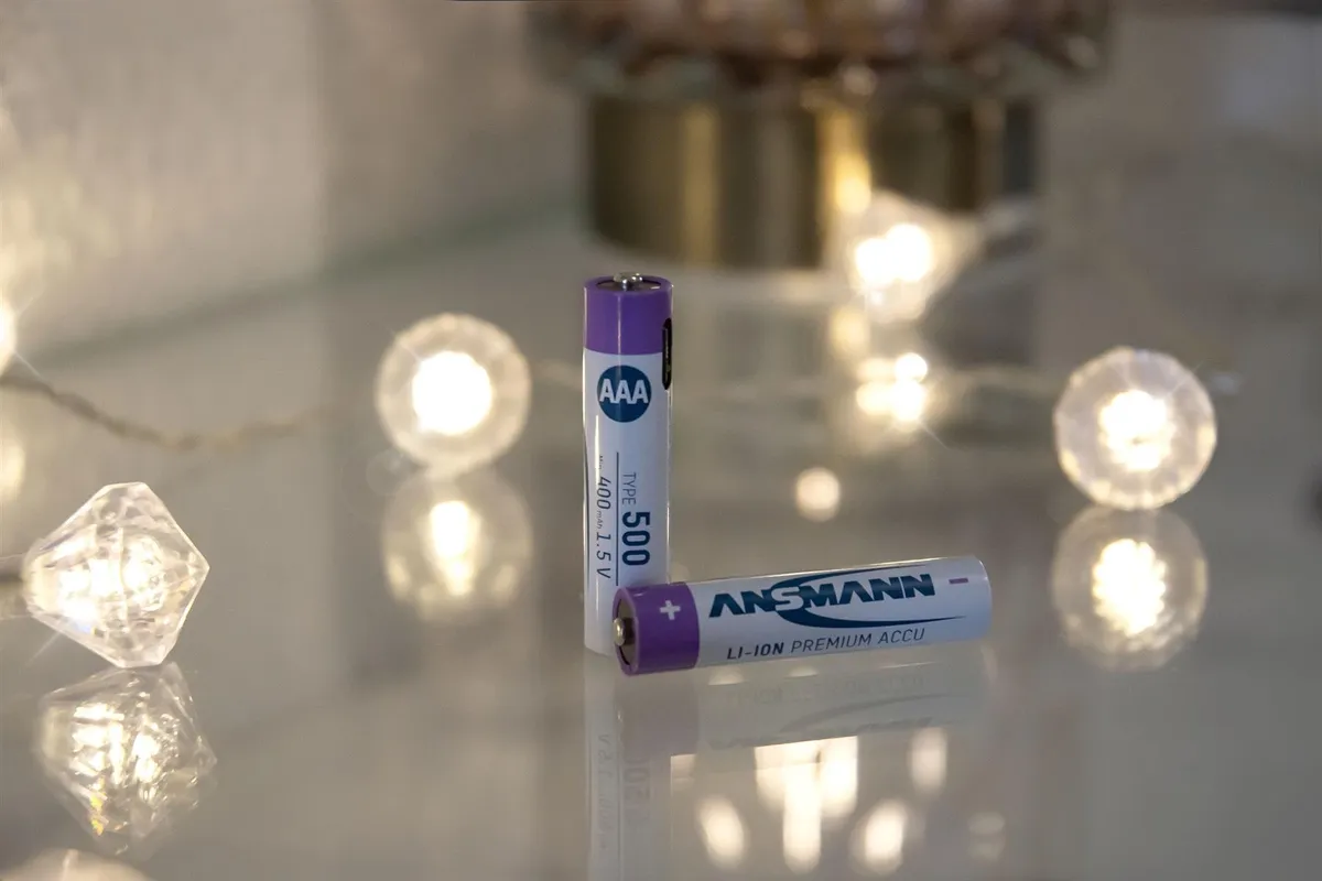 Акумулятори Ansmann AAA/HR03 Li-Ion 500 mAh BL 4 шт - мініатюра 13