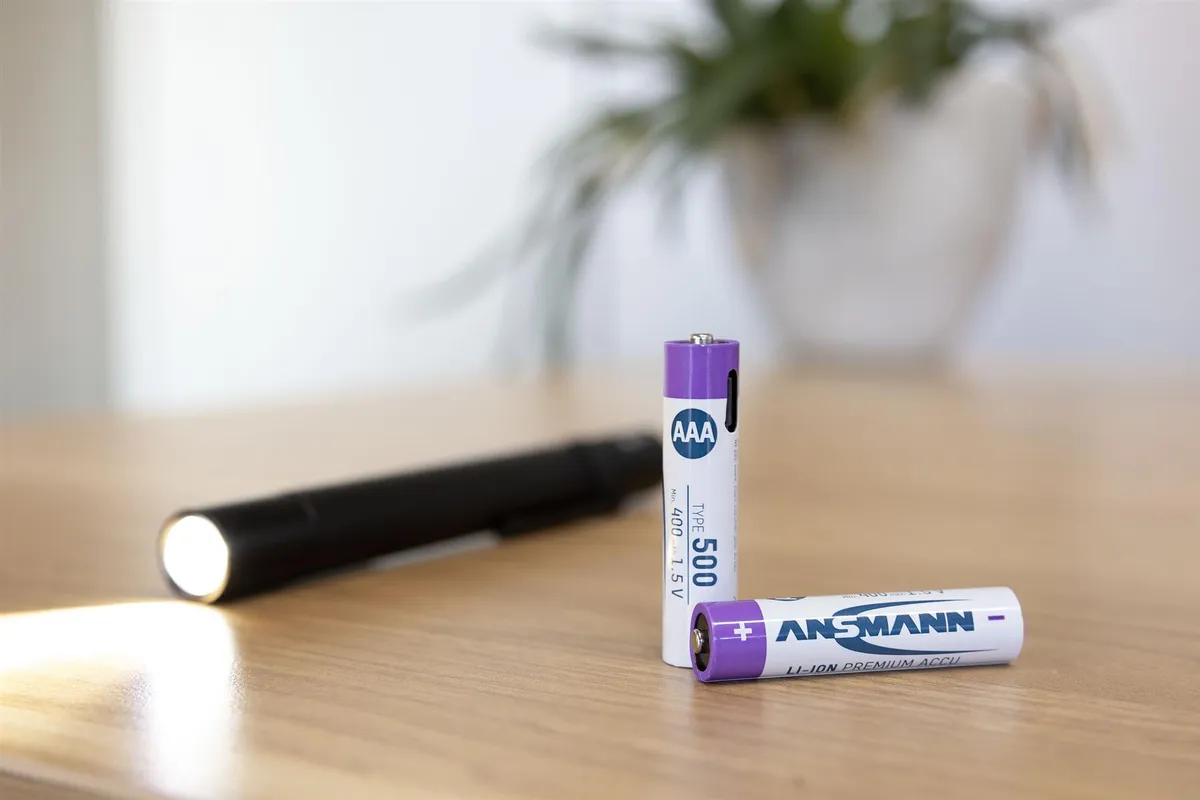 Акумулятори Ansmann AAA/HR03 Li-Ion 500 mAh BL 4 шт - мініатюра 14