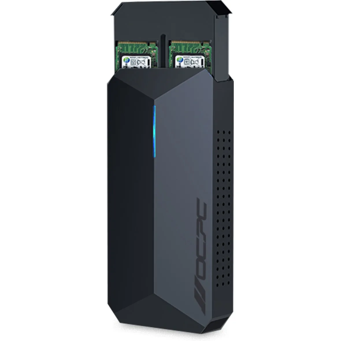 Зовнішня кишеня OCPC Azzurro Duo NVMe PCIe M.2 to USB 3.1 (OCAZZM2ECSD) - мініатюра 4