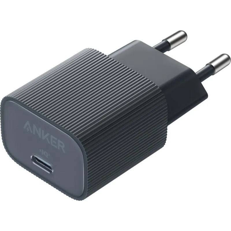 Мережевий зарядний пристрій Anker PowerPort 511 Nano IV - 30W USB-C Black (A2337G11) - зображення 1