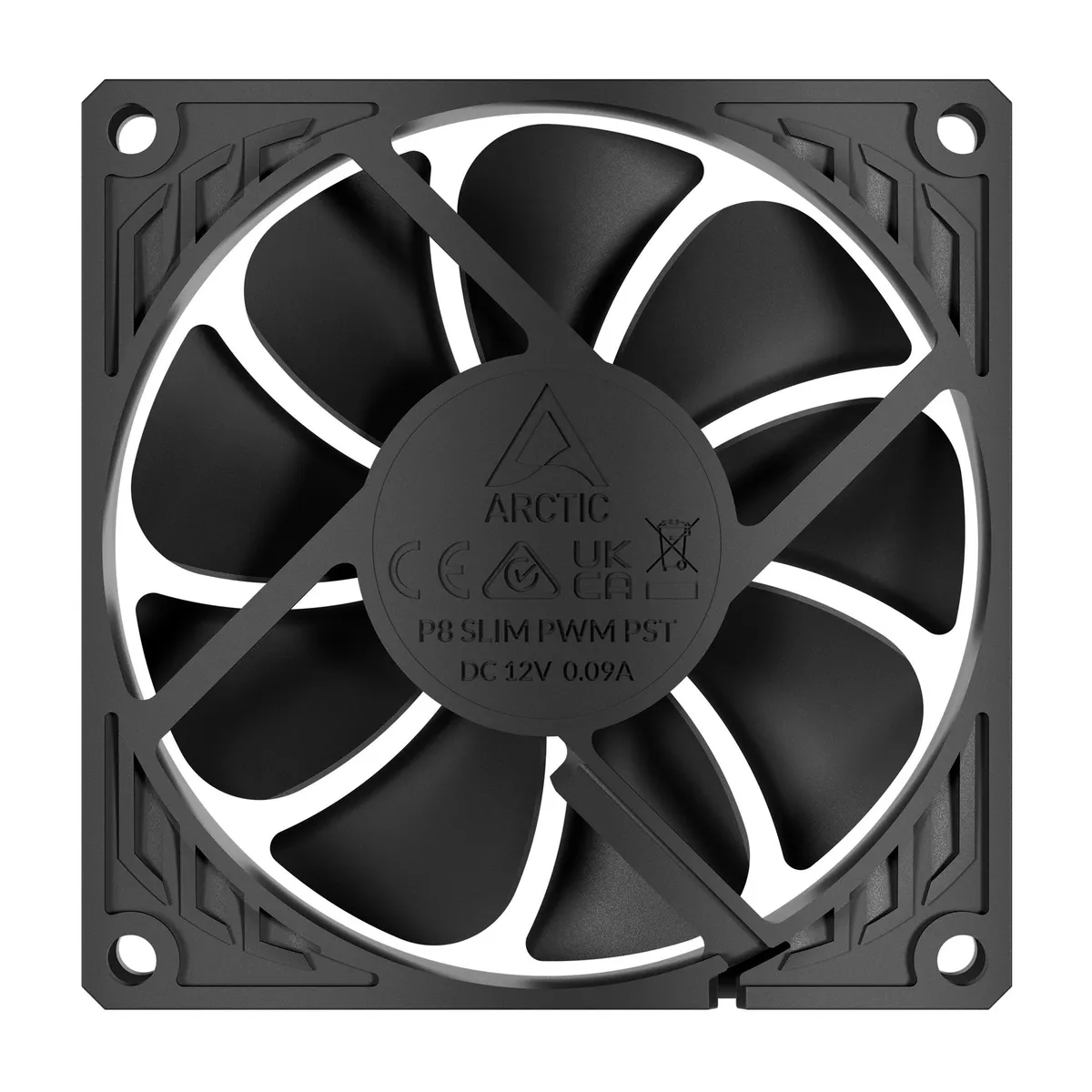 Вентилятор Arctic P8 Slim PWM PST Black (ACFAN00295A) - мініатюра 6