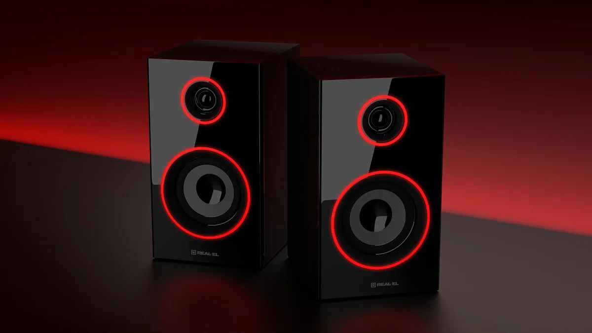 Акустична система REAL-EL S-415 Black - мініатюра 13
