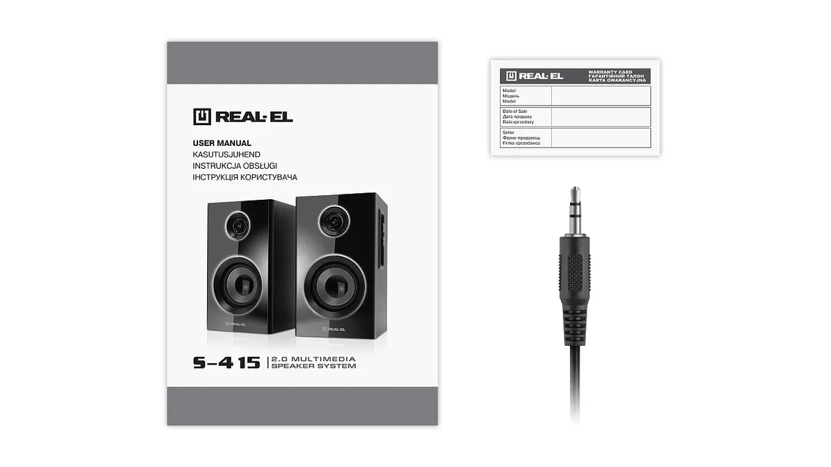 Акустична система REAL-EL S-415 Black - мініатюра 14