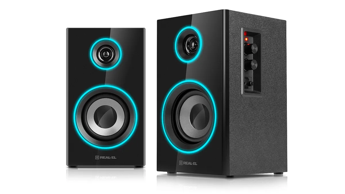 Акустична система REAL-EL S-415 Black - мініатюра 2