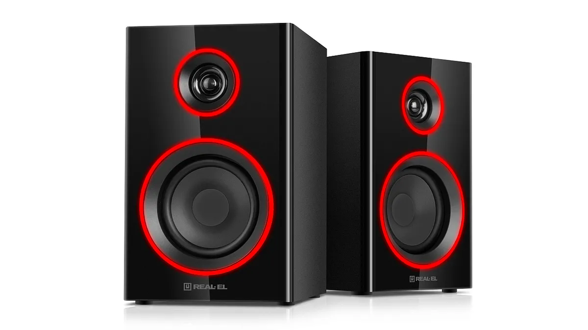 Акустична система REAL-EL S-410 Black - зображення 1