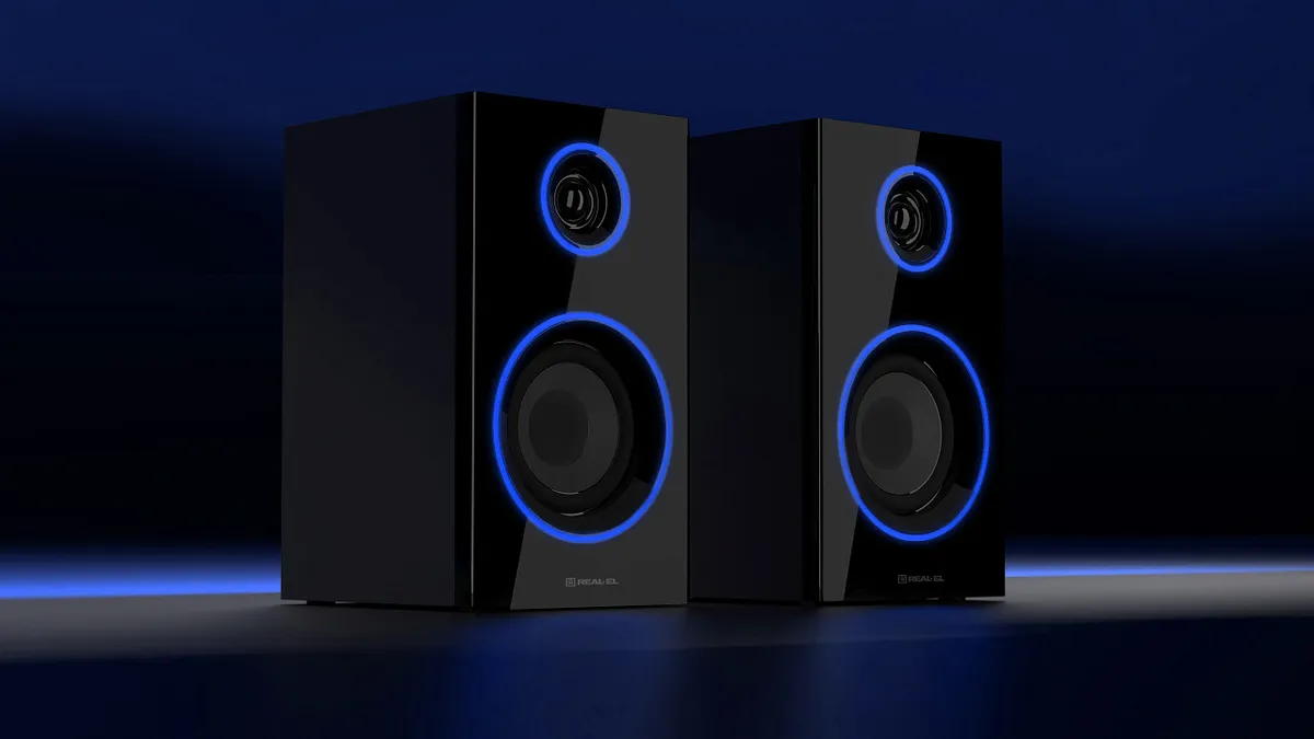 Акустична система REAL-EL S-410 Black - мініатюра 10