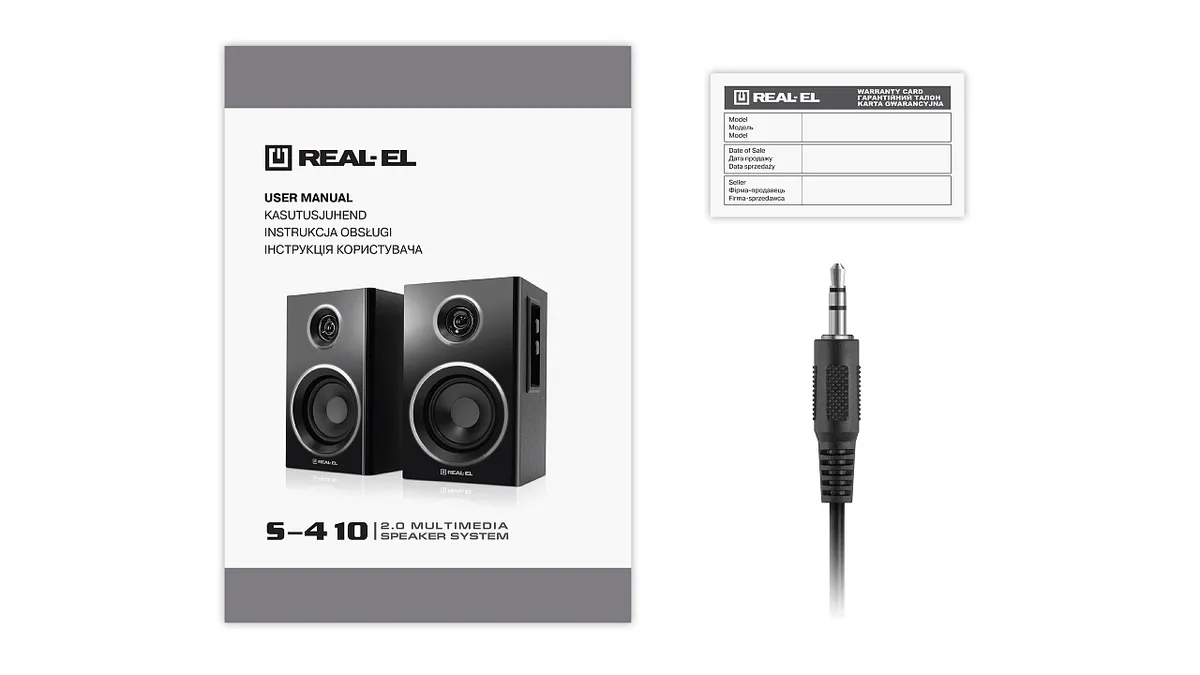 Акустична система REAL-EL S-410 Black - мініатюра 14