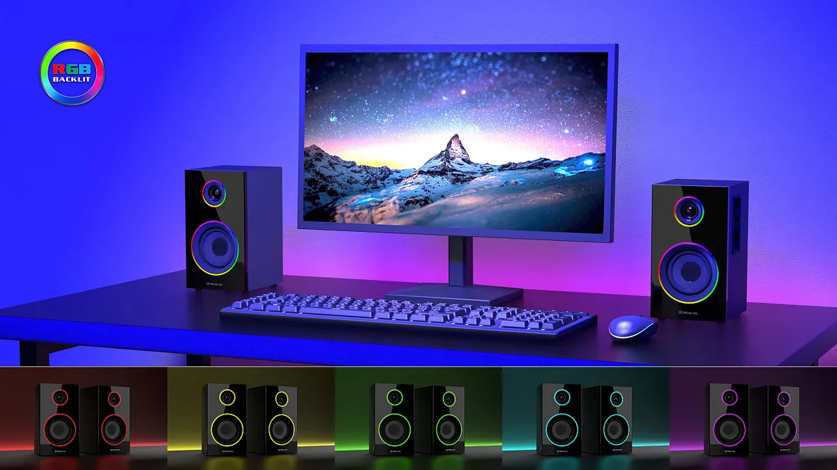 Акустична система REAL-EL S-410 Black - мініатюра 8
