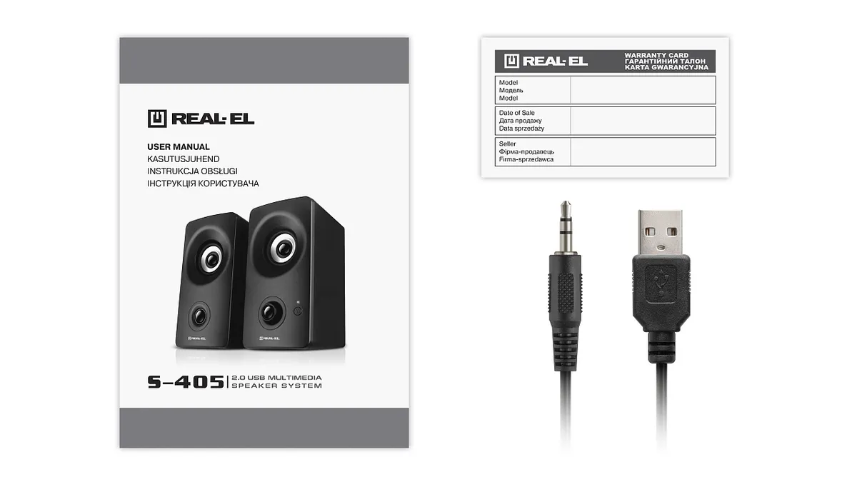 Акустична система REAL-EL S-405 Black - мініатюра 7
