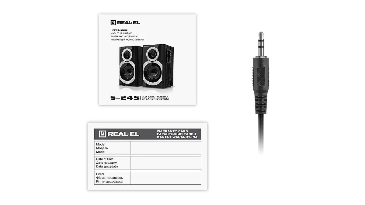 Акустична система REAL-EL S-245 Black - мініатюра 8