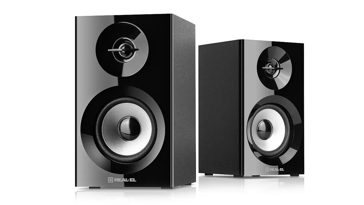 Акустична система REAL-EL S-228 Black - зображення 1