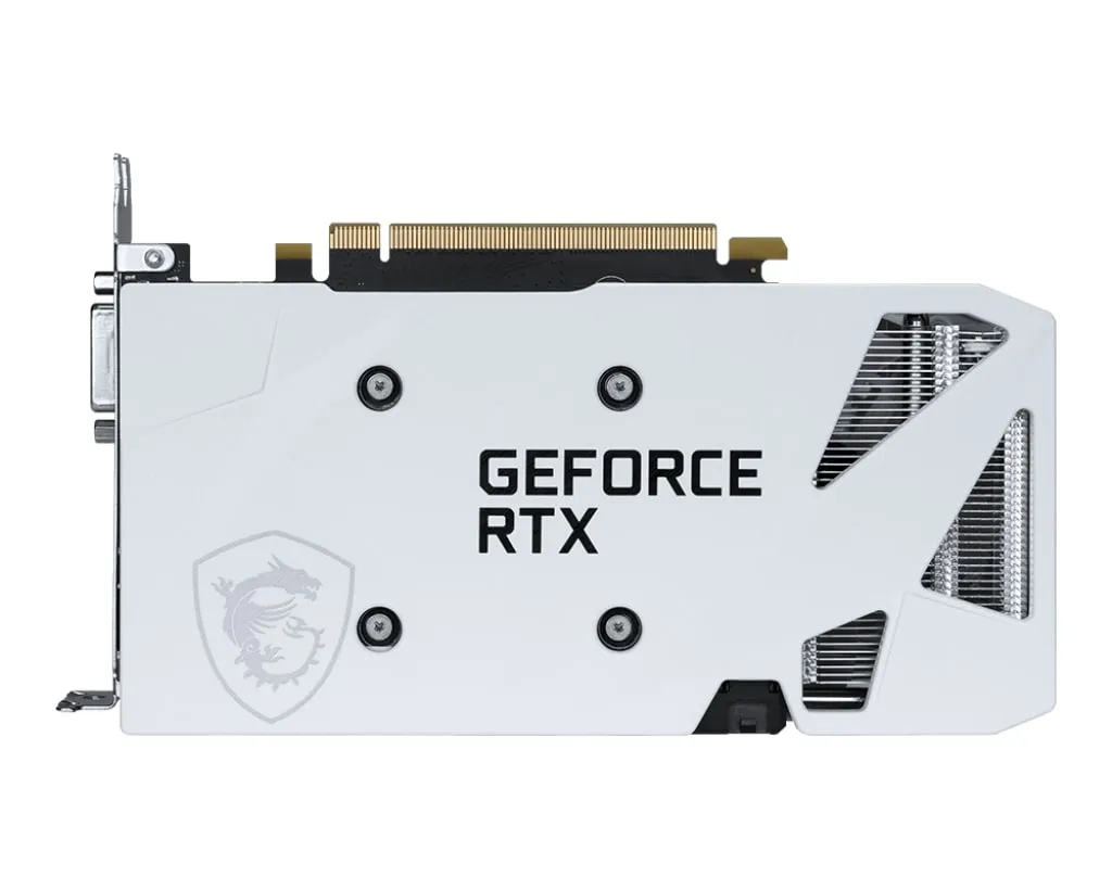 Відеокарта GF RTX 3050 8GB GDDR6 Ventus 2X XS White OC MSI (GeForce RTX 3050 VENTUS 2X XS WHITE 8G OC) - мініатюра 4