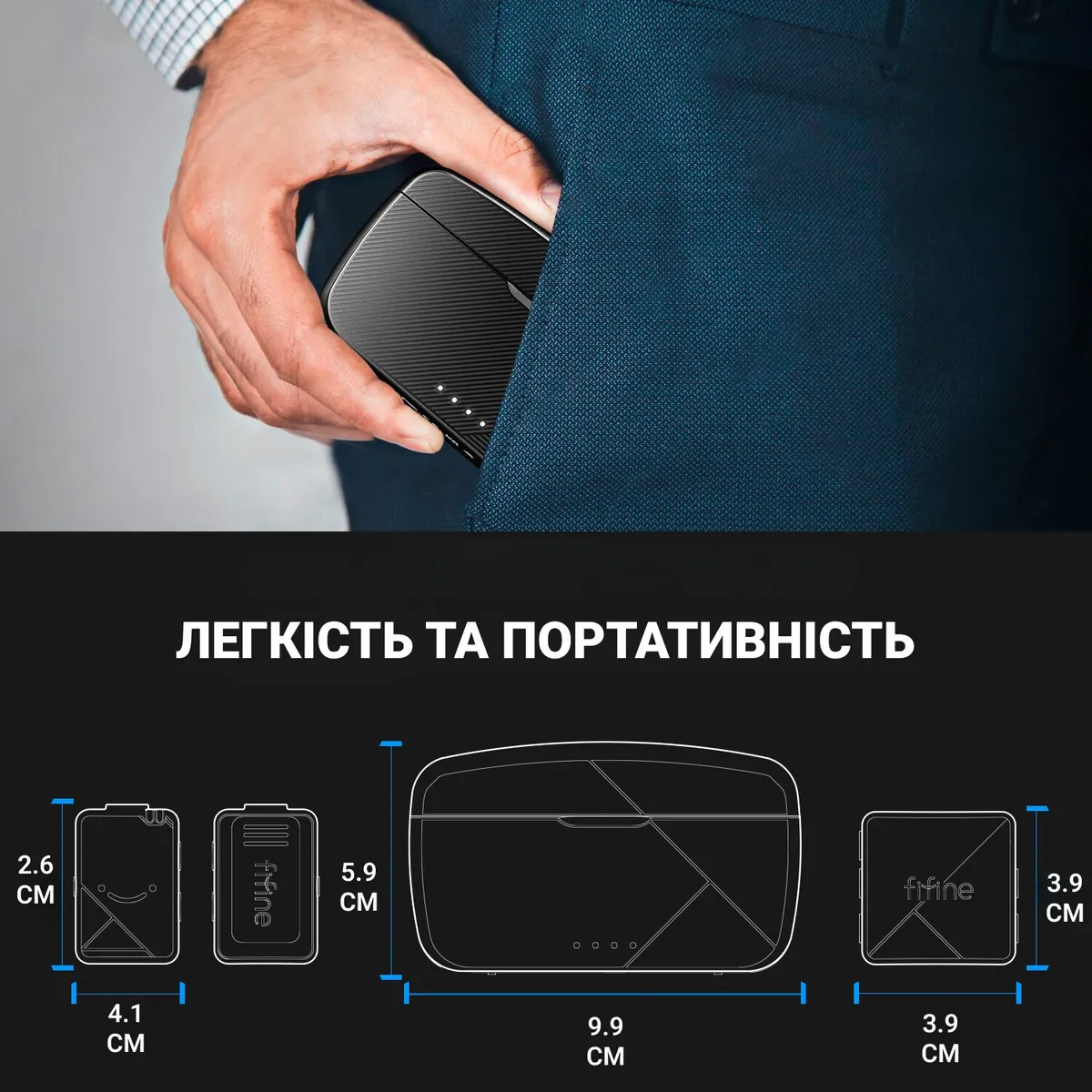 Мікрофон Fifine M9 - мініатюра 9
