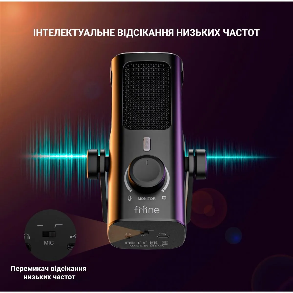 Мікрофон Fifine Profile 3 - мініатюра 7