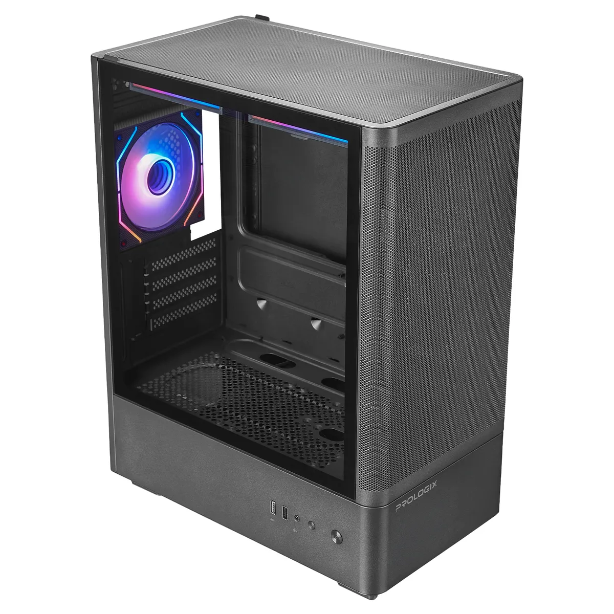 Корпус Prologix Lumi GM-01MAB Mesh Black - мініатюра 3