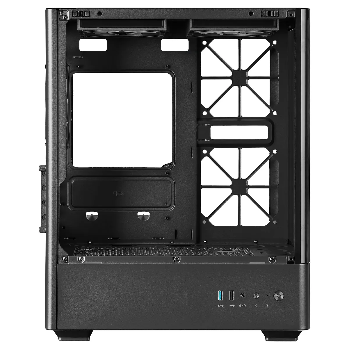 Корпус Prologix Lumi GM-01AB Glass Black - мініатюра 7