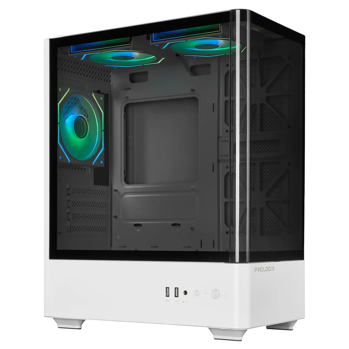 Корпус Prologix Lumi GM-01AW Glass White - мініатюра 2