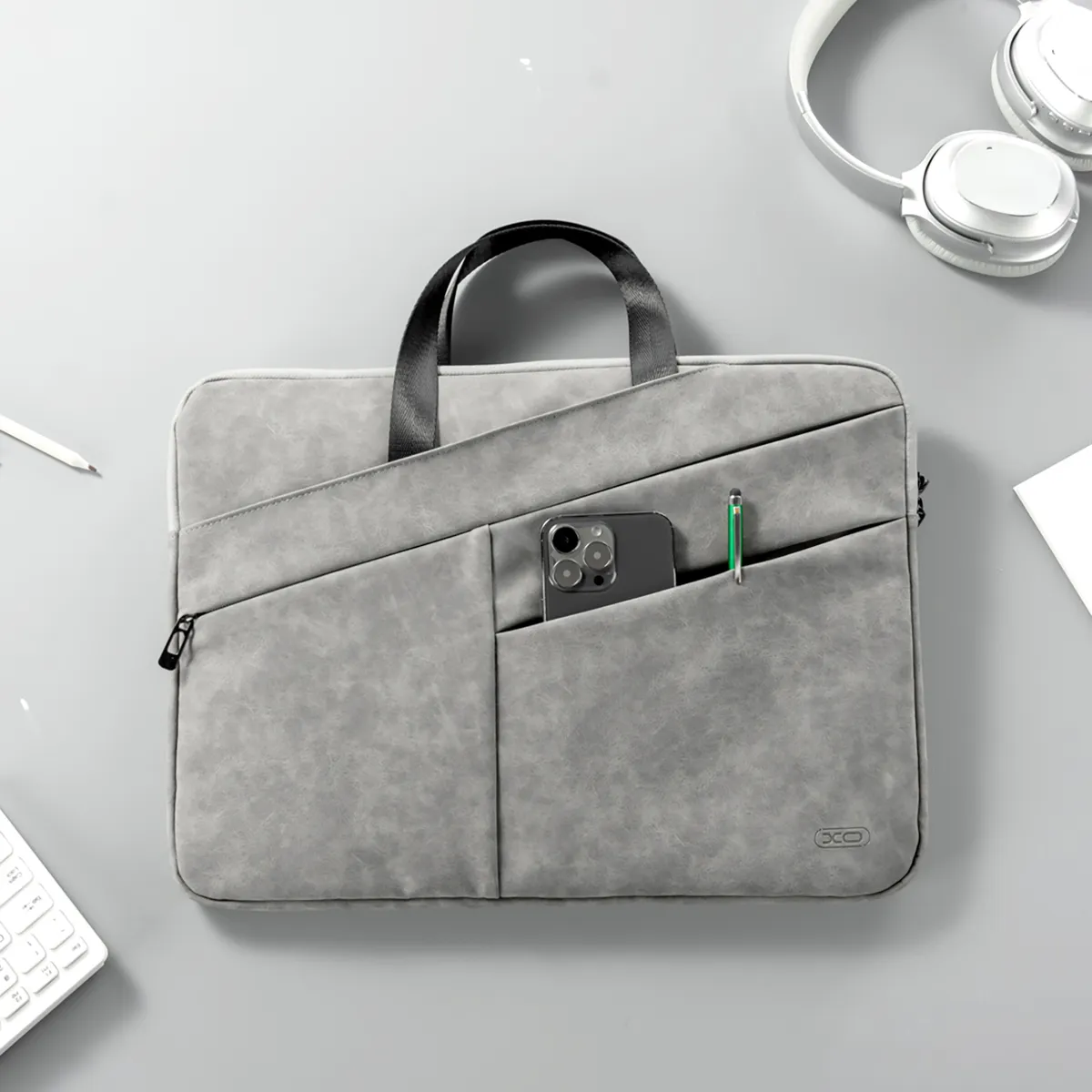 Сумка для ноутбука XO CB05-15 Grey - мініатюра 3