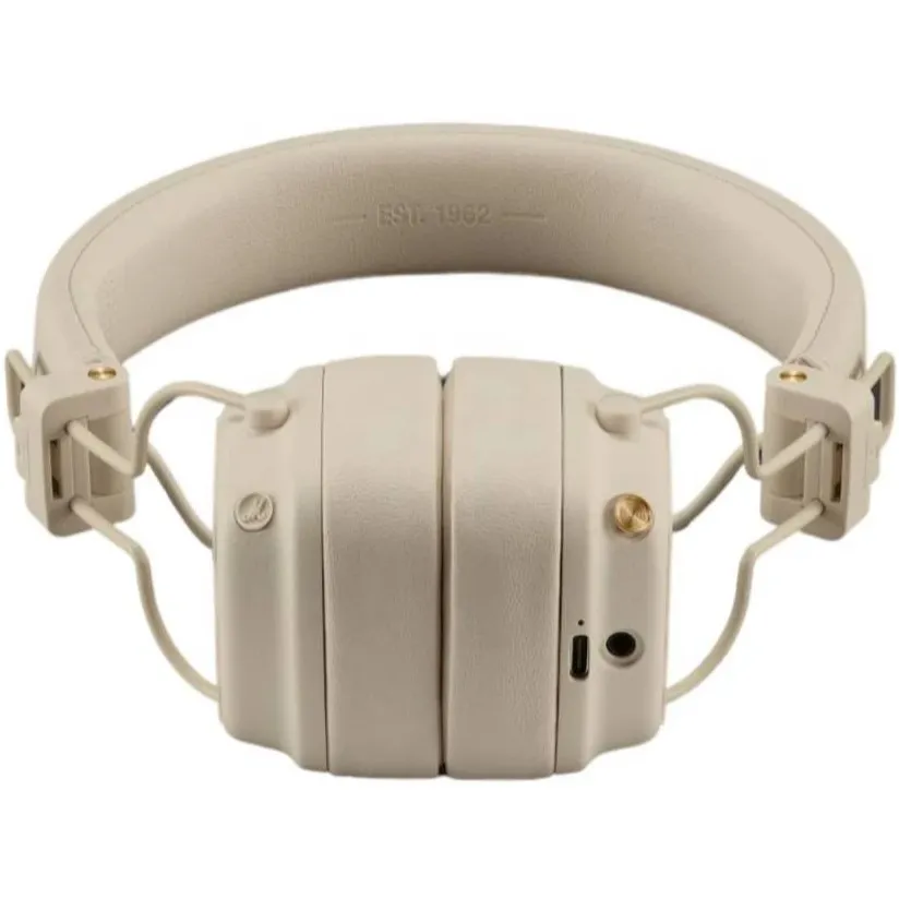 Bluetooth-гарнітура Marshall Major V Cream (1006833) - мініатюра 10