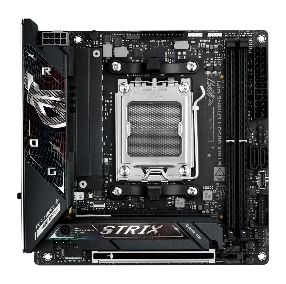Материнська плата Asus ROG Strix B850-I Gaming WiFi Socket AM5 - мініатюра 2