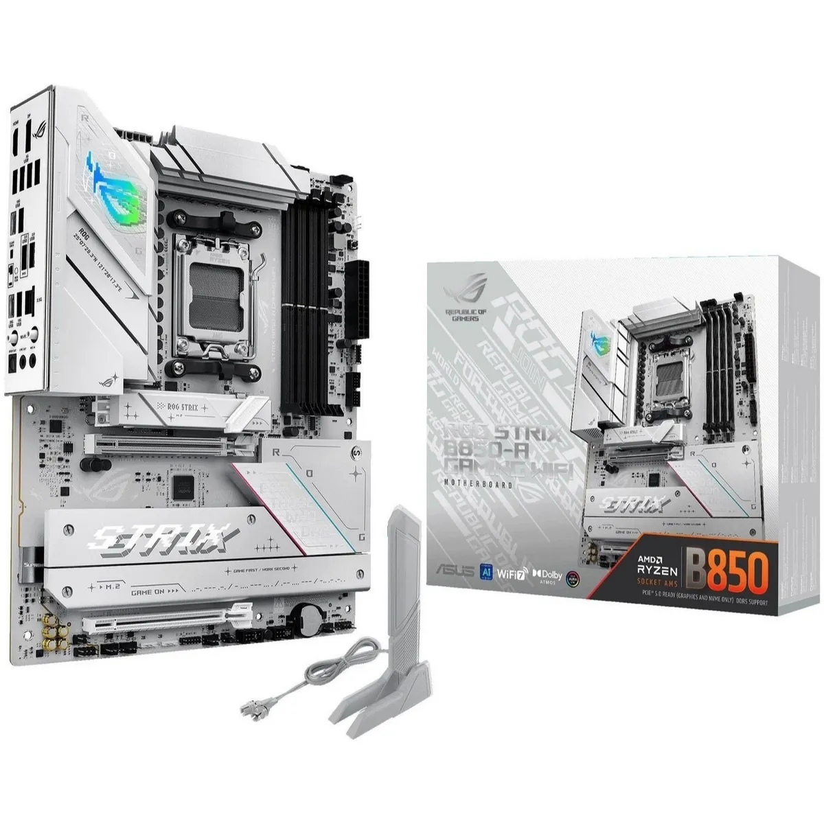 Материнська плата Asus ROG Strix B850-A Gaming WiFi Socket AM5 - мініатюра 11