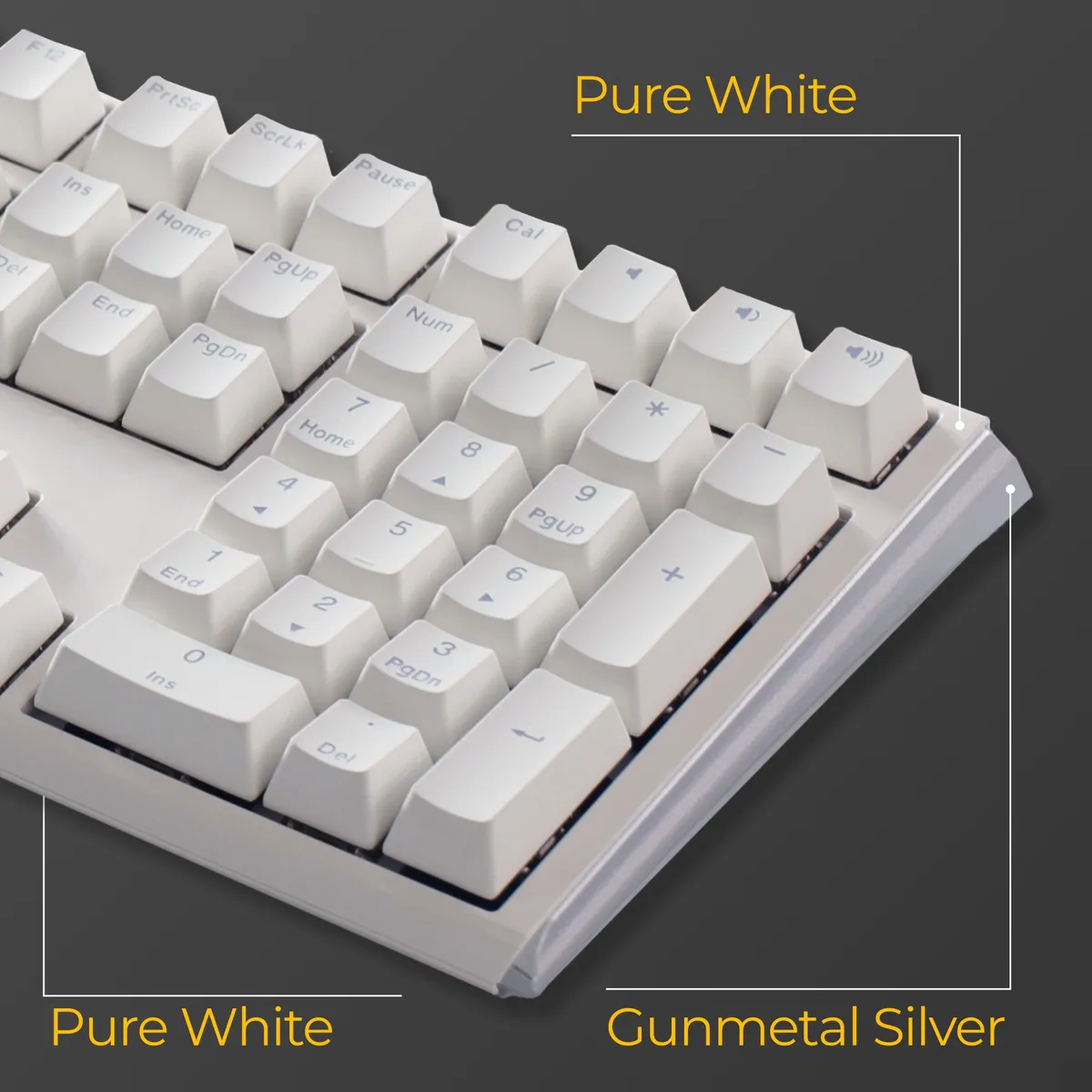 Клавіатура Ducky One 3 Cherry MX Red RGB UA USB White (DKON2108ST-RUAPXPWWWSC1) - мініатюра 6