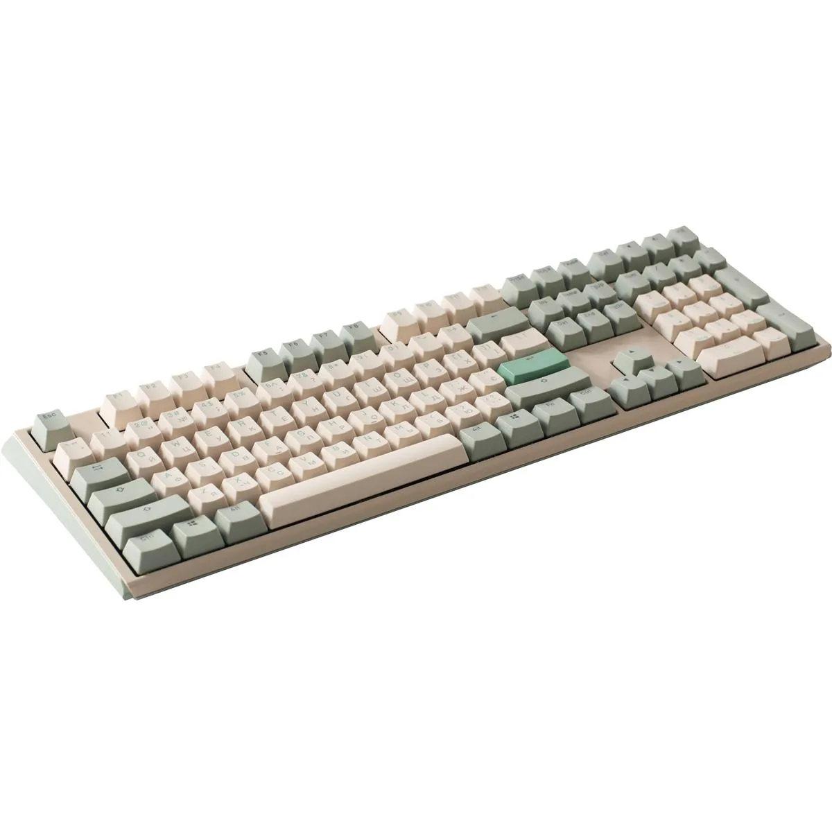 Клавіатура Ducky One 3 Cherry MX Speed Silver UA USB Matcha Cream (DKON2108-PUAPXМAEGGC1) - мініатюра 2
