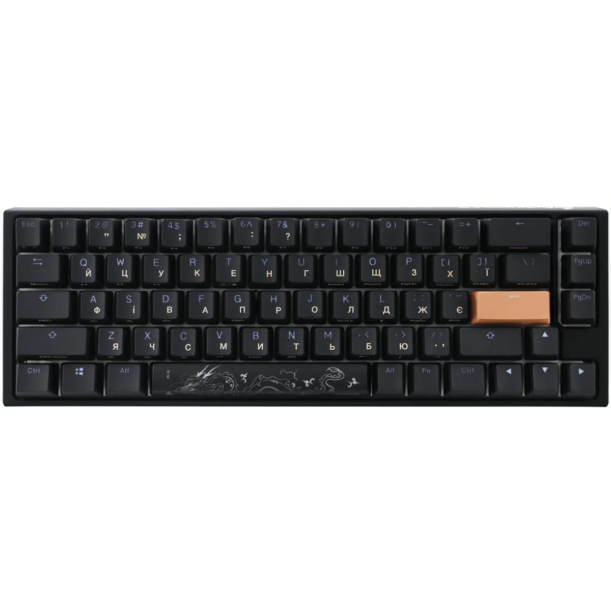 Клавіатура Ducky One 3 SF Cherry MX Red RGB UA USB Black (DKON2167ST-RUAPXCLAWSC1) - мініатюра 2