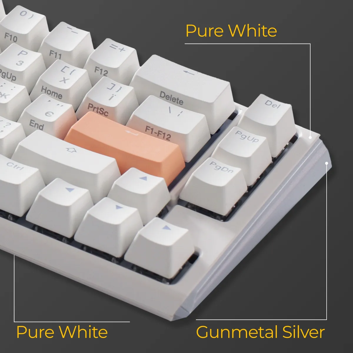 Клавіатура Ducky One 3 SF Cherry MX Red RGB UA USB White (DKON2167ST-RUAPXPWWWSC1) - мініатюра 6