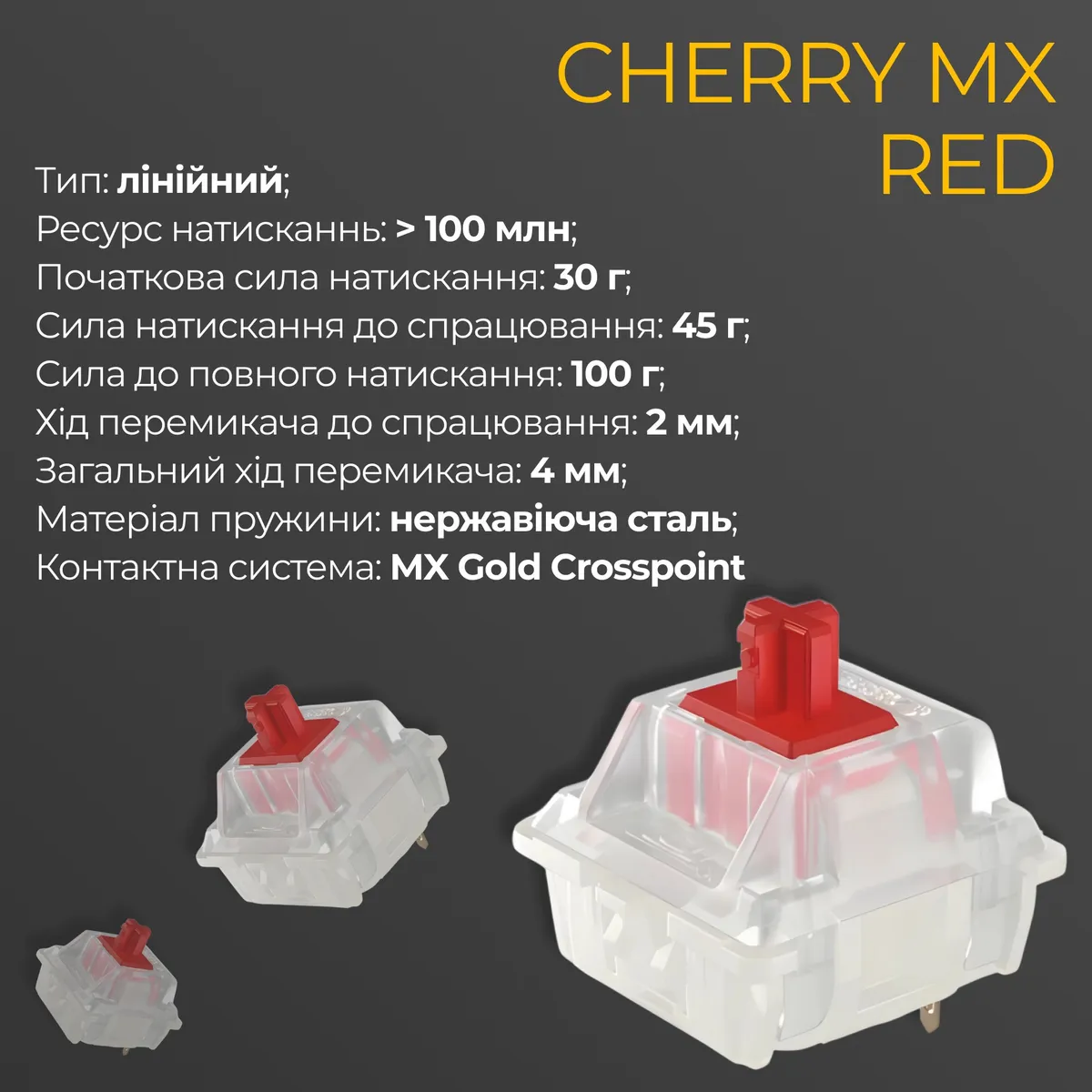 Клавіатура Ducky One 3 Mini Cherry MX Red RGB UA USB Black (DKON2161ST-RUAPXCLAWSC1) - мініатюра 9