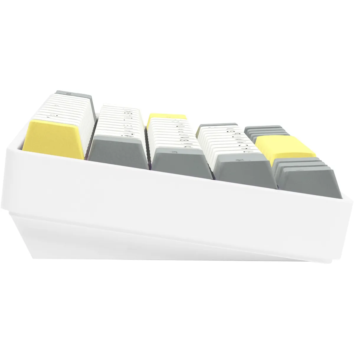 Клавіатура бездротова Epomaker EP64 60% Mulan Switch Hot-Swap (2.4G/BT/USB) RGB UA White (EP64-W-M) - мініатюра 3