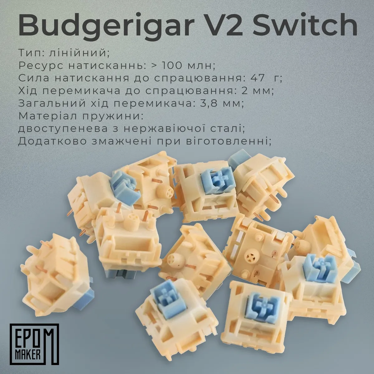 Клавіатура бездротова Epomaker EK68 65% Budgerigar V2 Switch Hot-Swap (2.4G/BT/USB) RGB UA Black (EK68-B-BV2) - мініатюра 13
