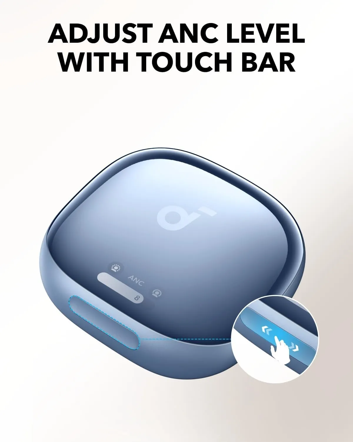 Bluetooth-гарнітура Anker SoundCore Liberty 4 Pro Blue Matte (A3954G31) - мініатюра 9