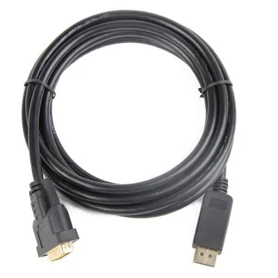Кабель мультимедійний Display Port to DVI 24+1pin, 1.8m Cablexpert (CC-DPM-DVIM-1.8М) - мініатюра 2