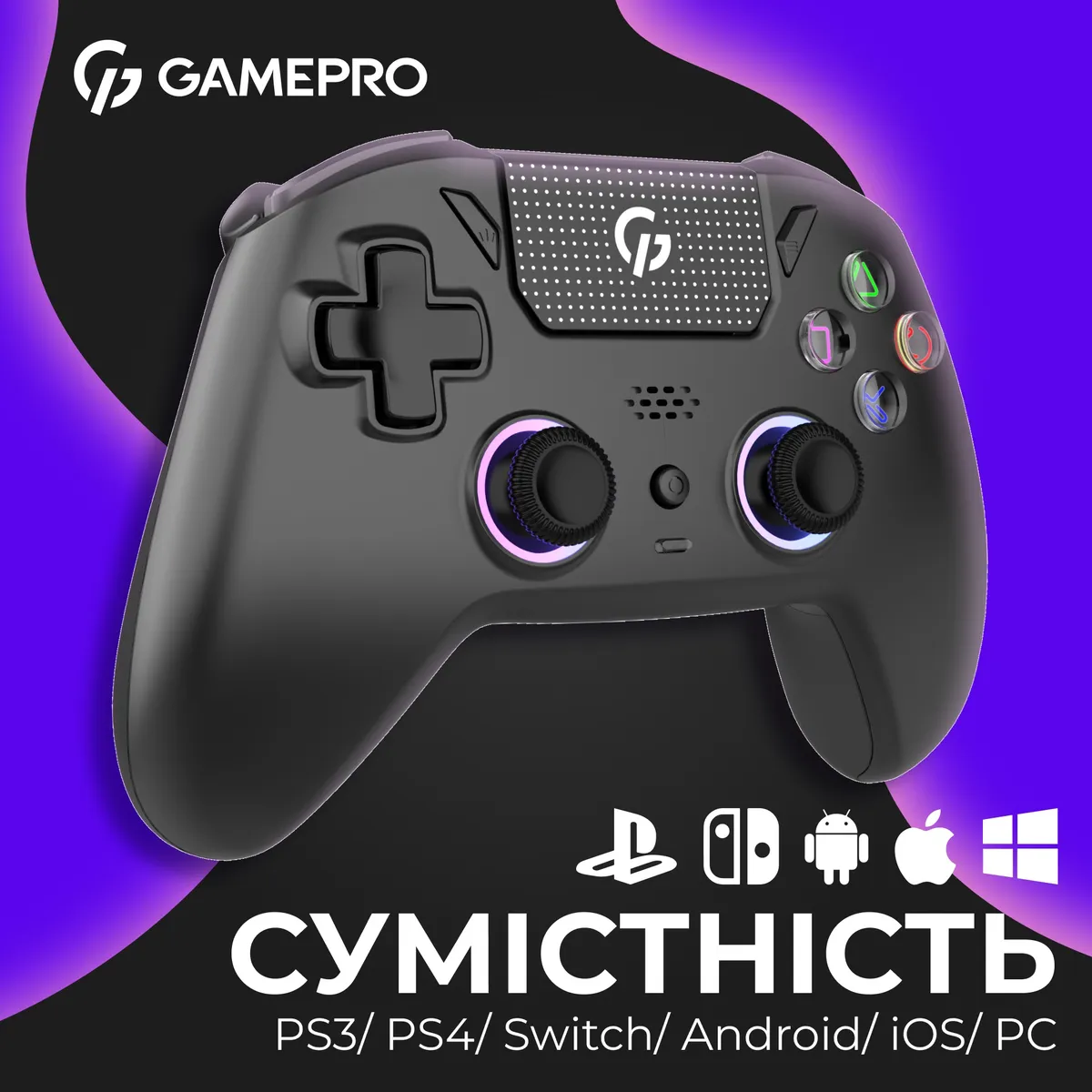 Геймпад GamePro GPS13B Black - мініатюра 17