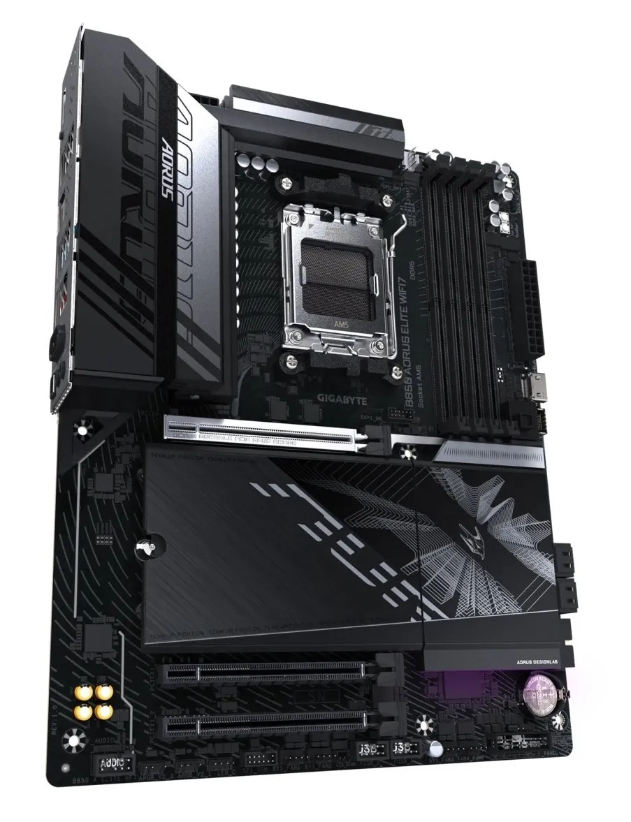 Материнська плата Gigabyte B850 Aorus Elite WiFi7 Socket AM5 - мініатюра 3